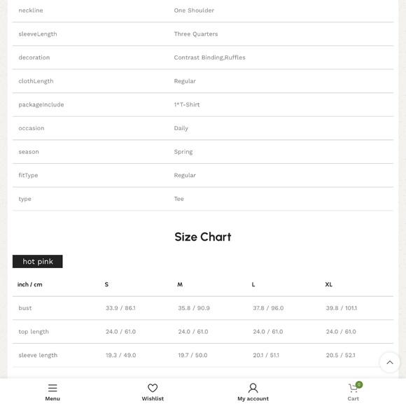 Womens One Shoulder Hi Lo Colorblock Blouse in Magenta Combo in Various NWT - Picture 6 of 6